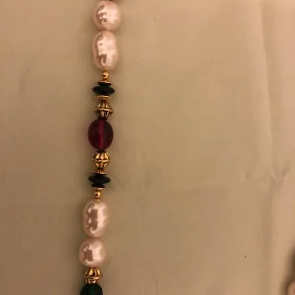 AVON KENNETH JAY LANE RENAISSANCE NECKLACE VINTAGE 1989 - Picture 8 of 13